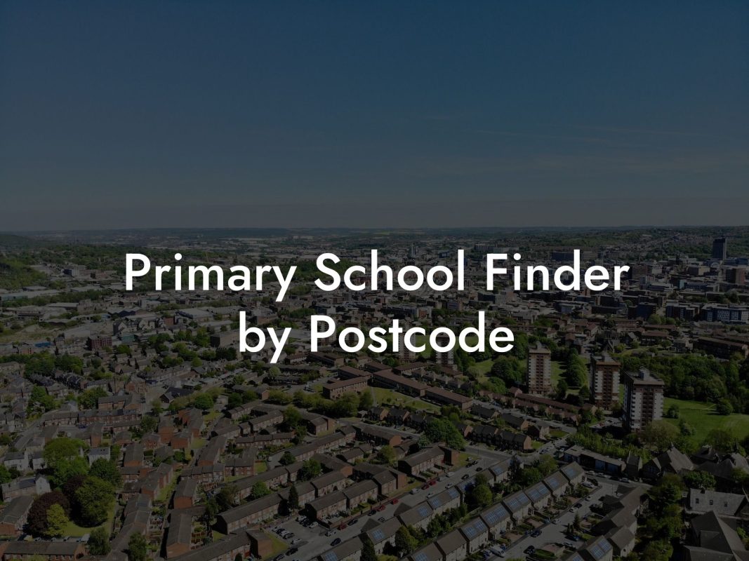 Primary School Finder by Postcode