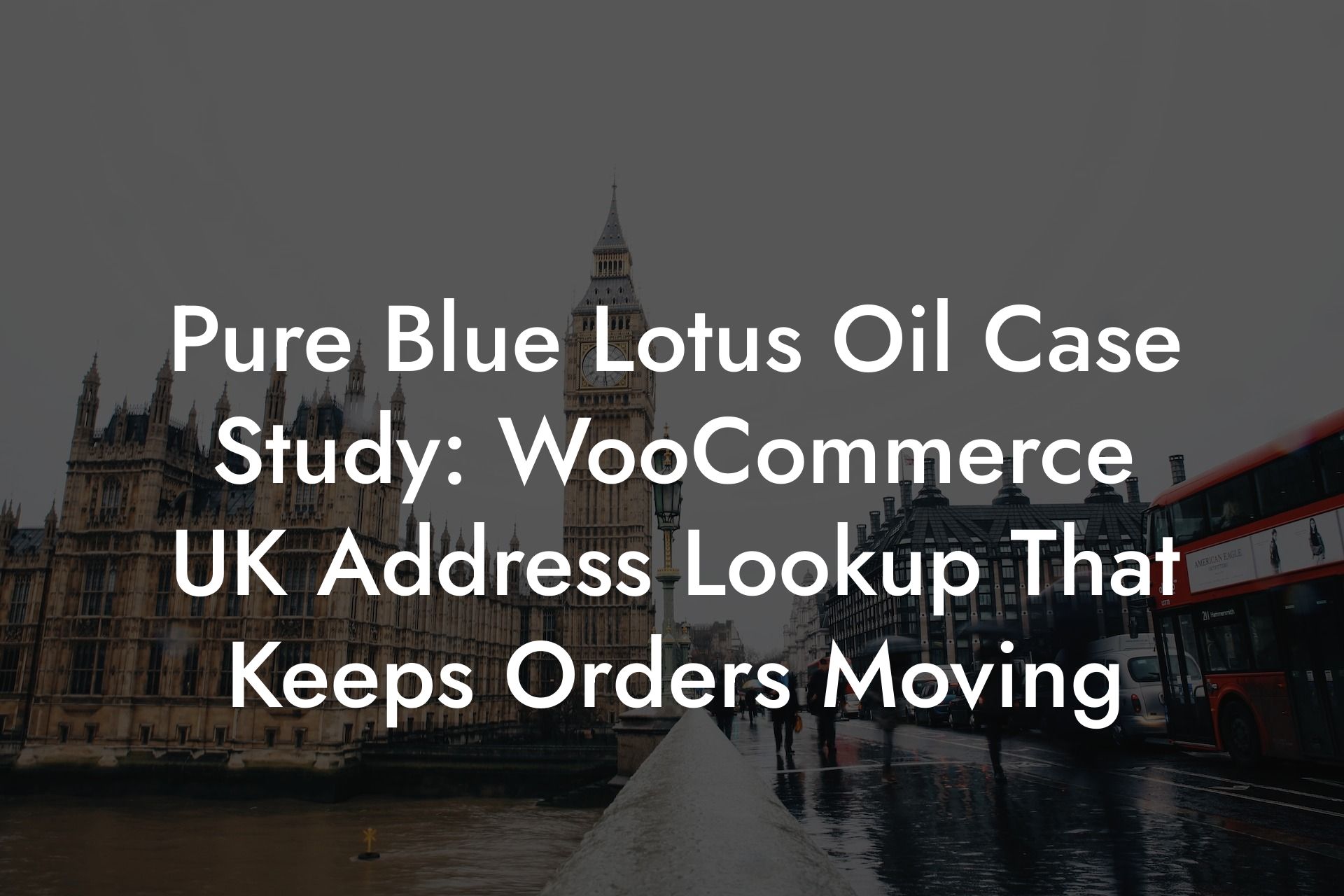 Pure Blue Lotus Oil Case Study: WooCommerce UK Address Lookup That Keeps Orders Moving