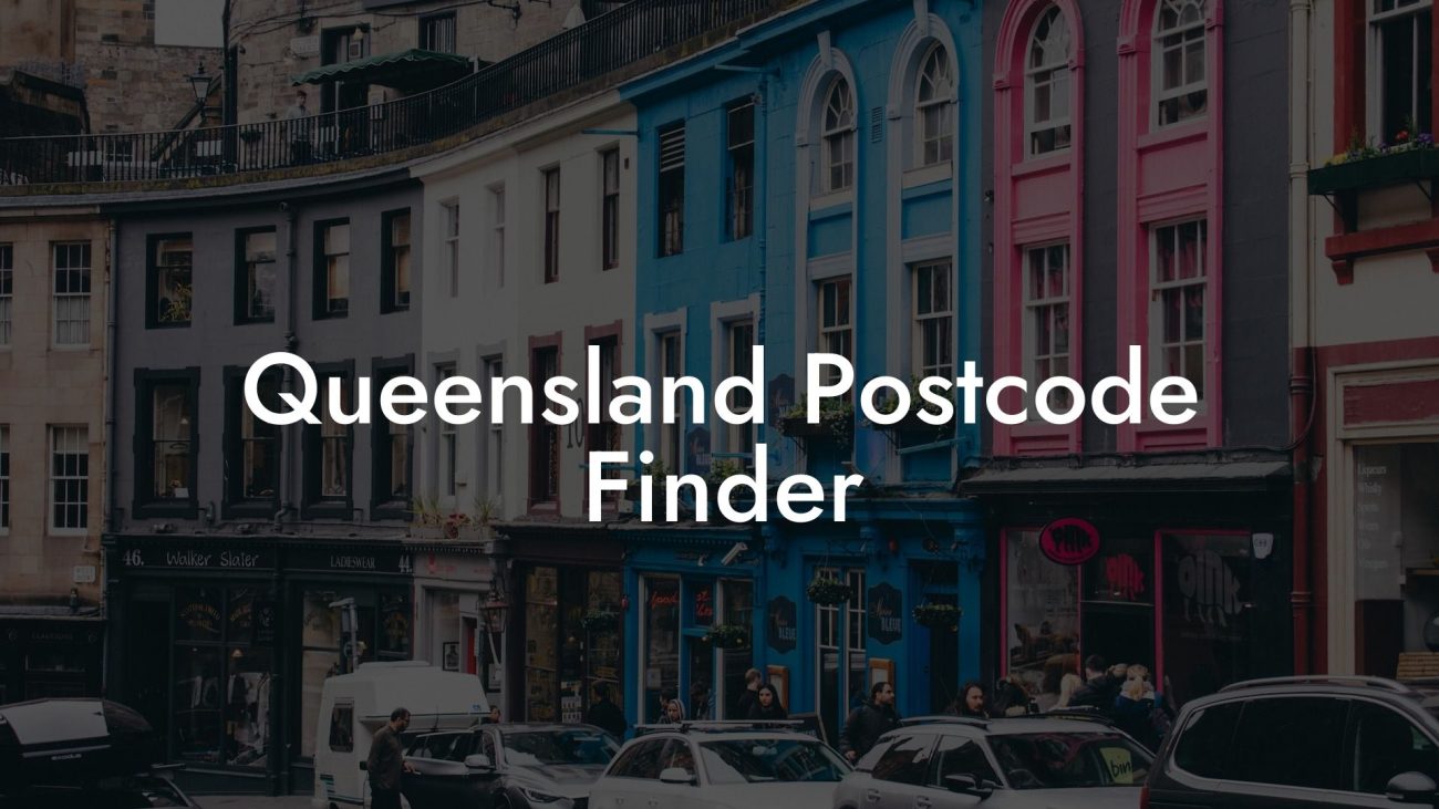 Queensland Postcode Finder