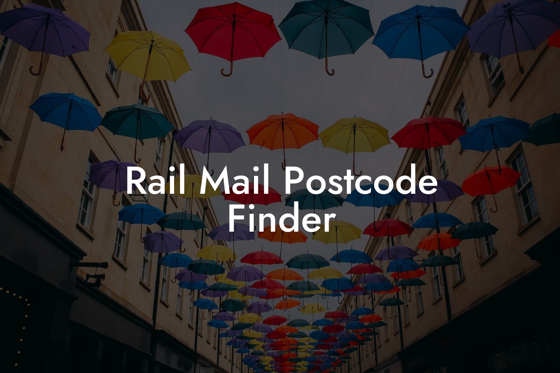 Rail Mail Postcode Finder