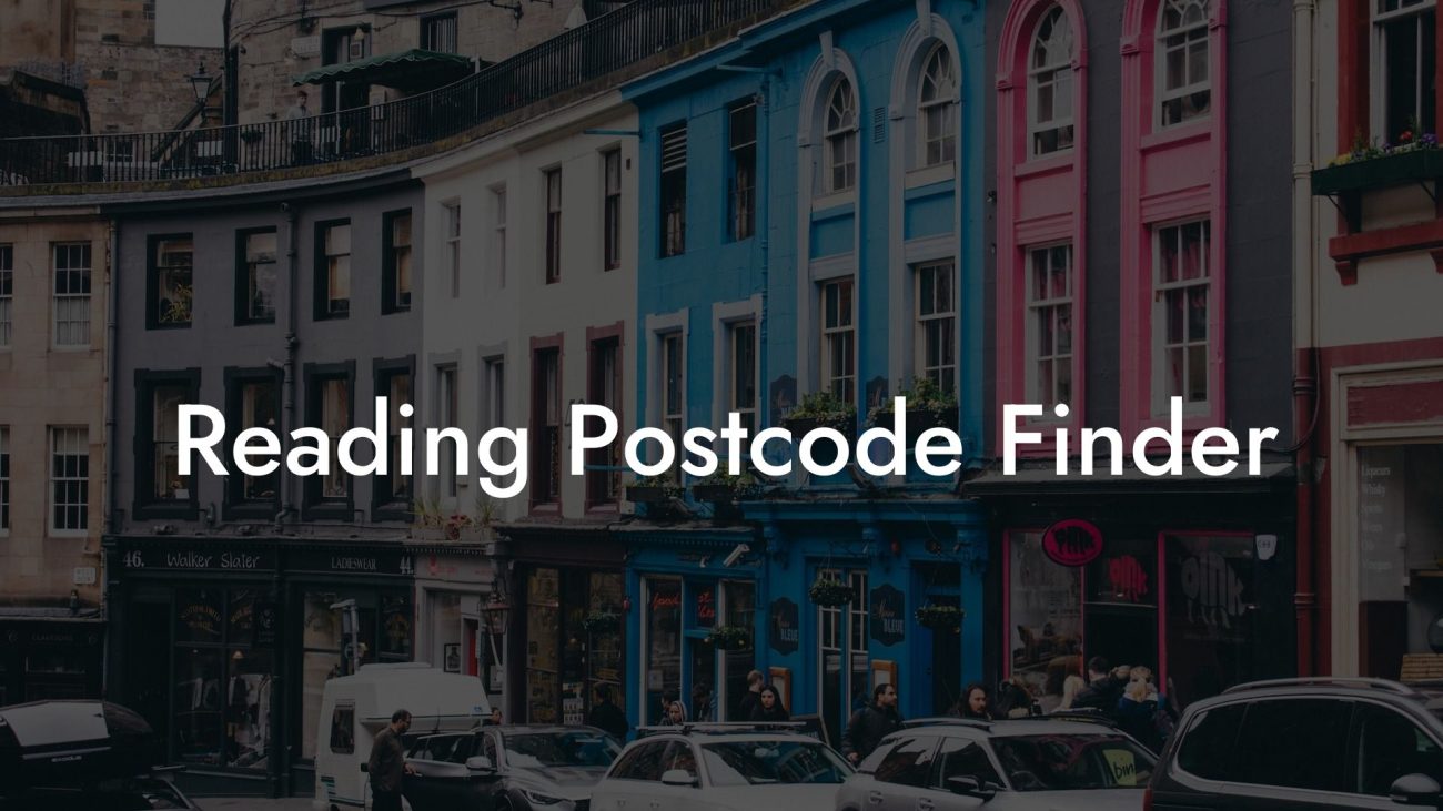 Reading Postcode Finder