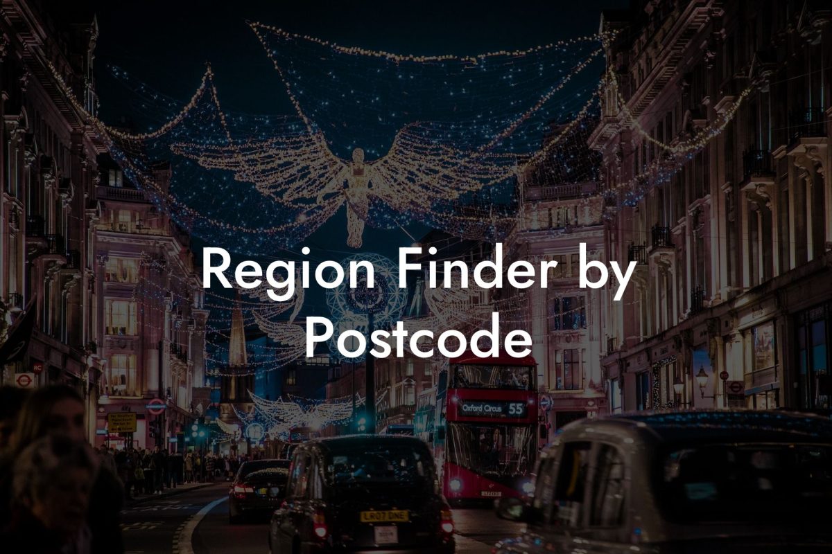 Region Finder by Postcode