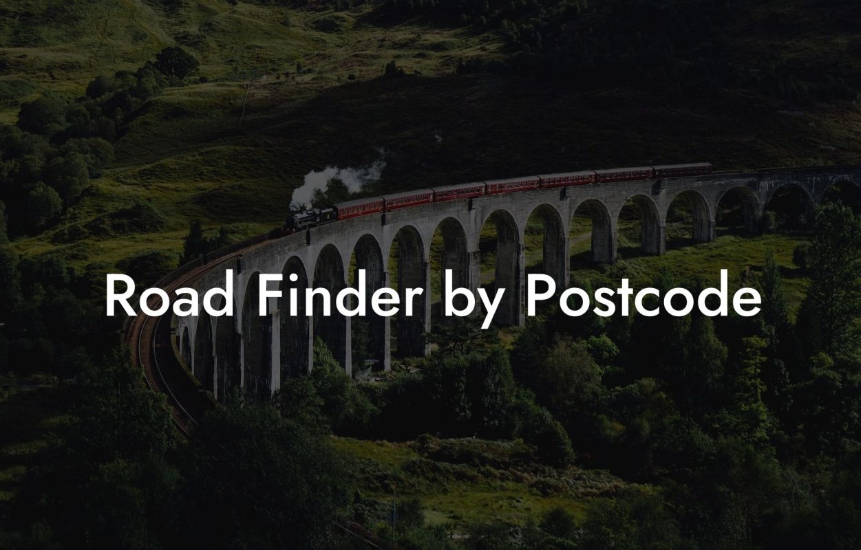 Road Finder by Postcode