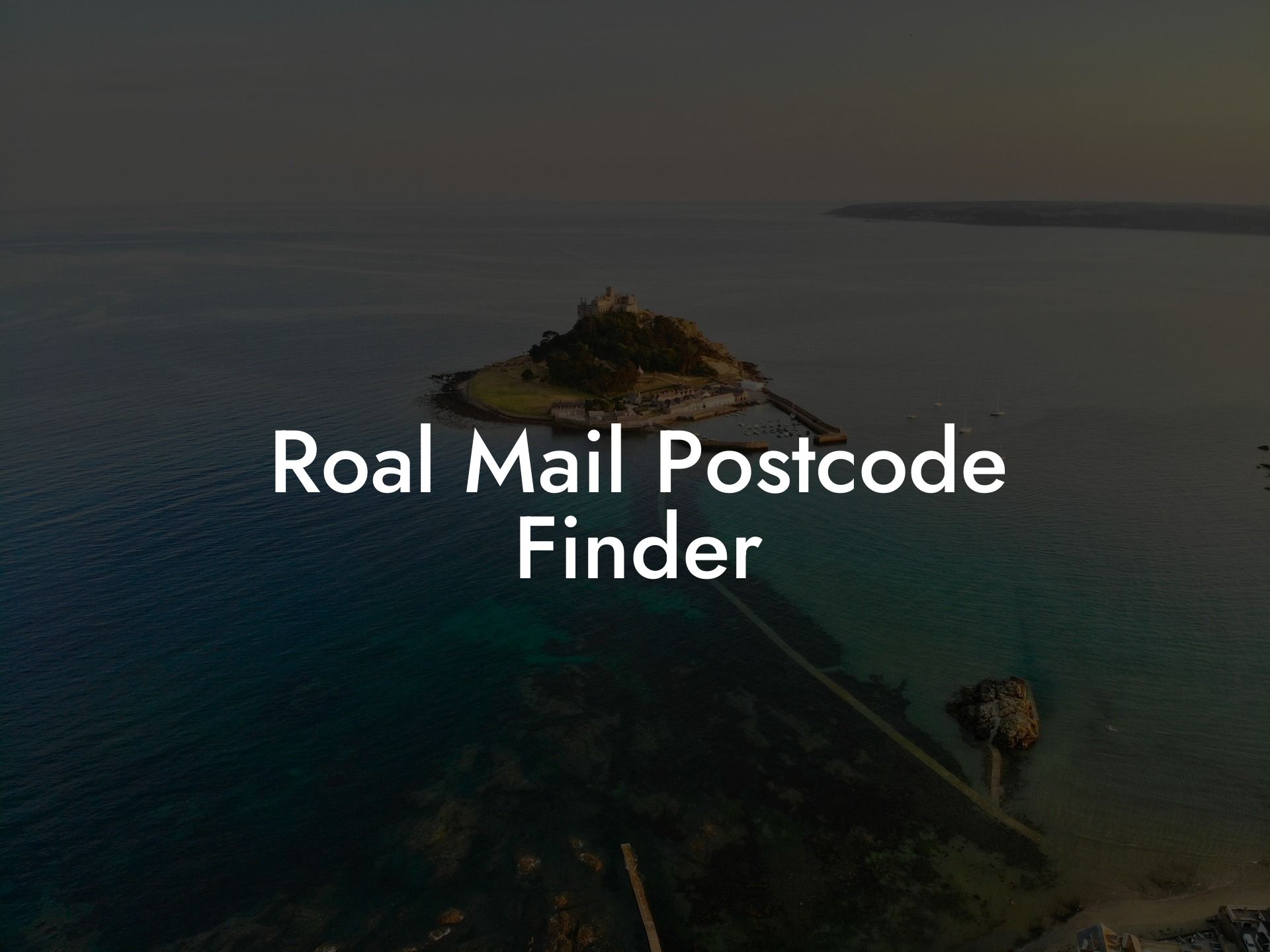 Roal Mail Postcode Finder