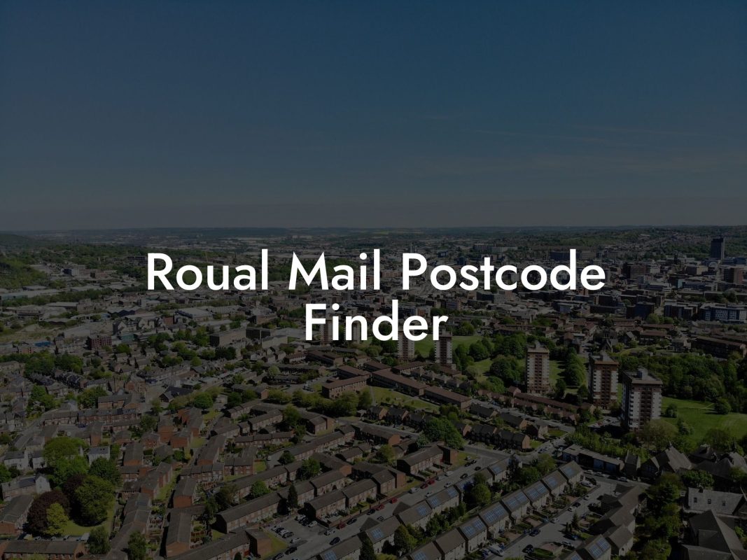 Roual Mail Postcode Finder