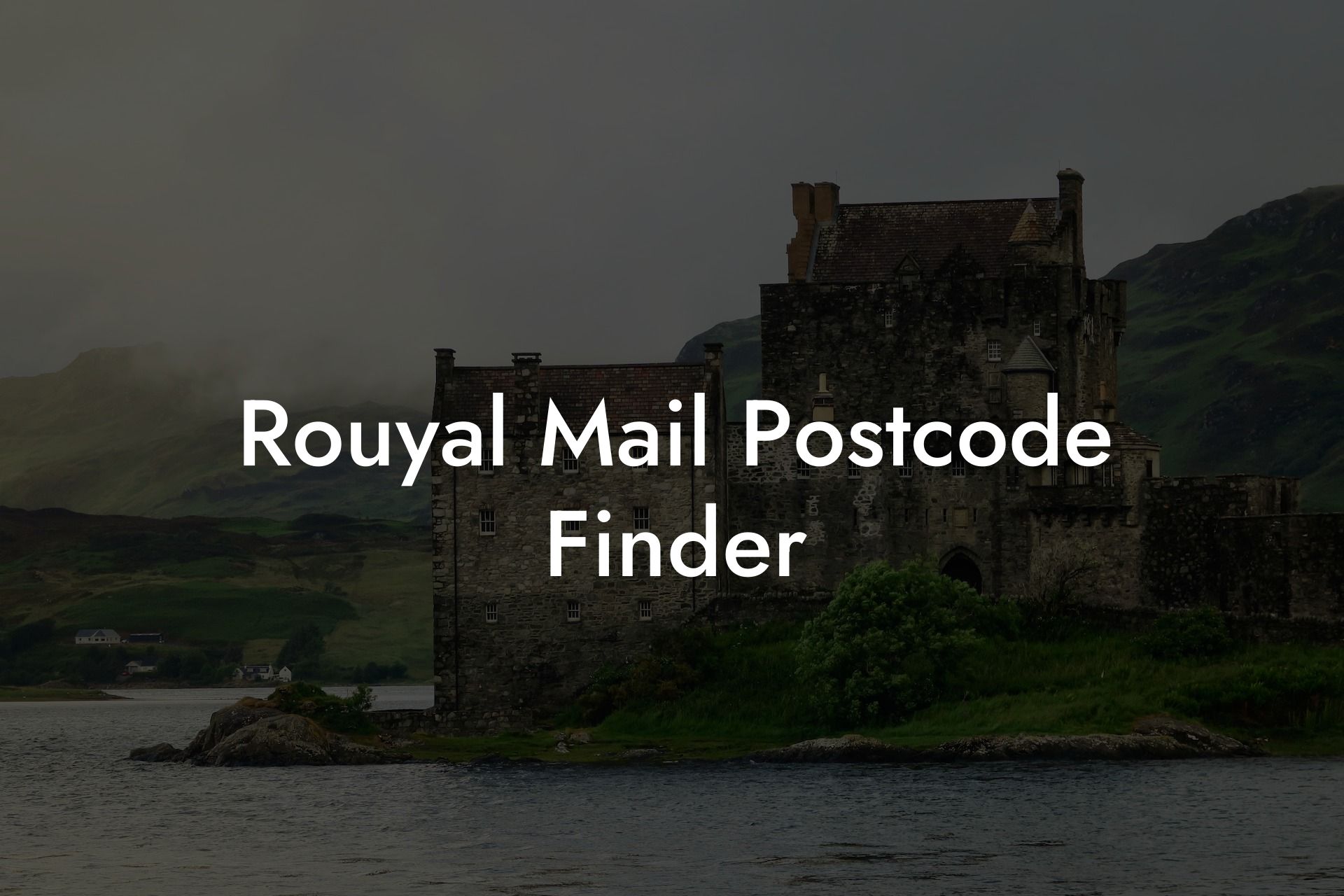 Rouyal Mail Postcode Finder