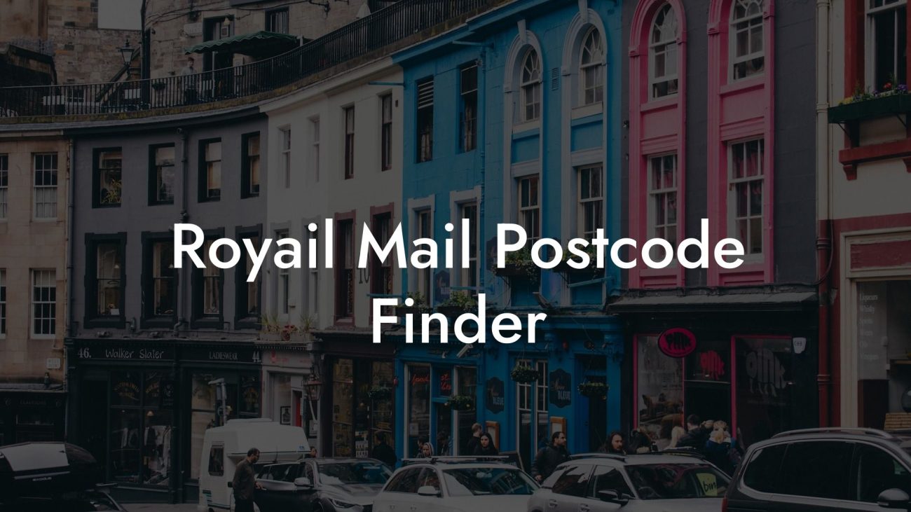 Royail Mail Postcode Finder