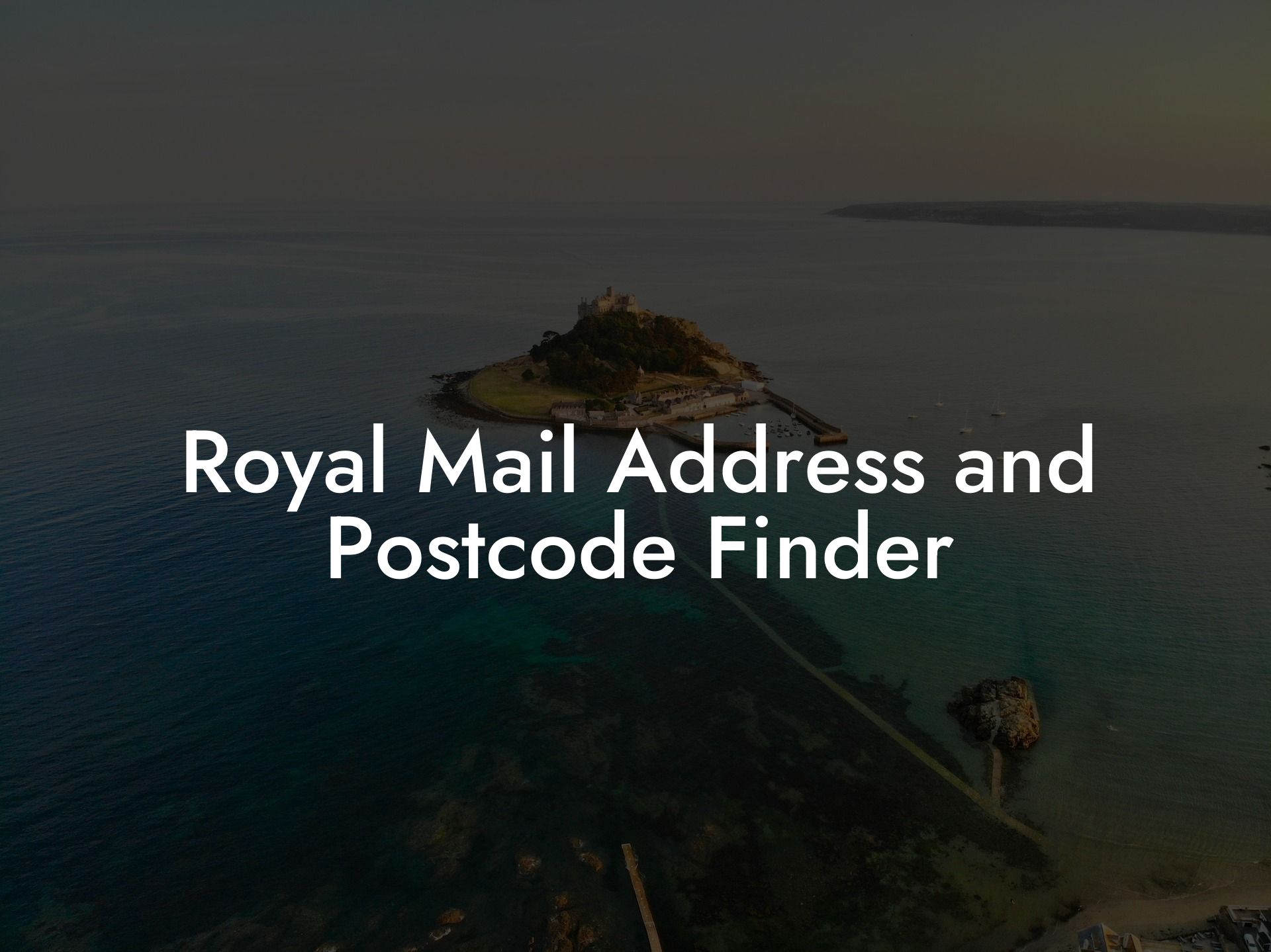 Royal Mail Address and Postcode Finder