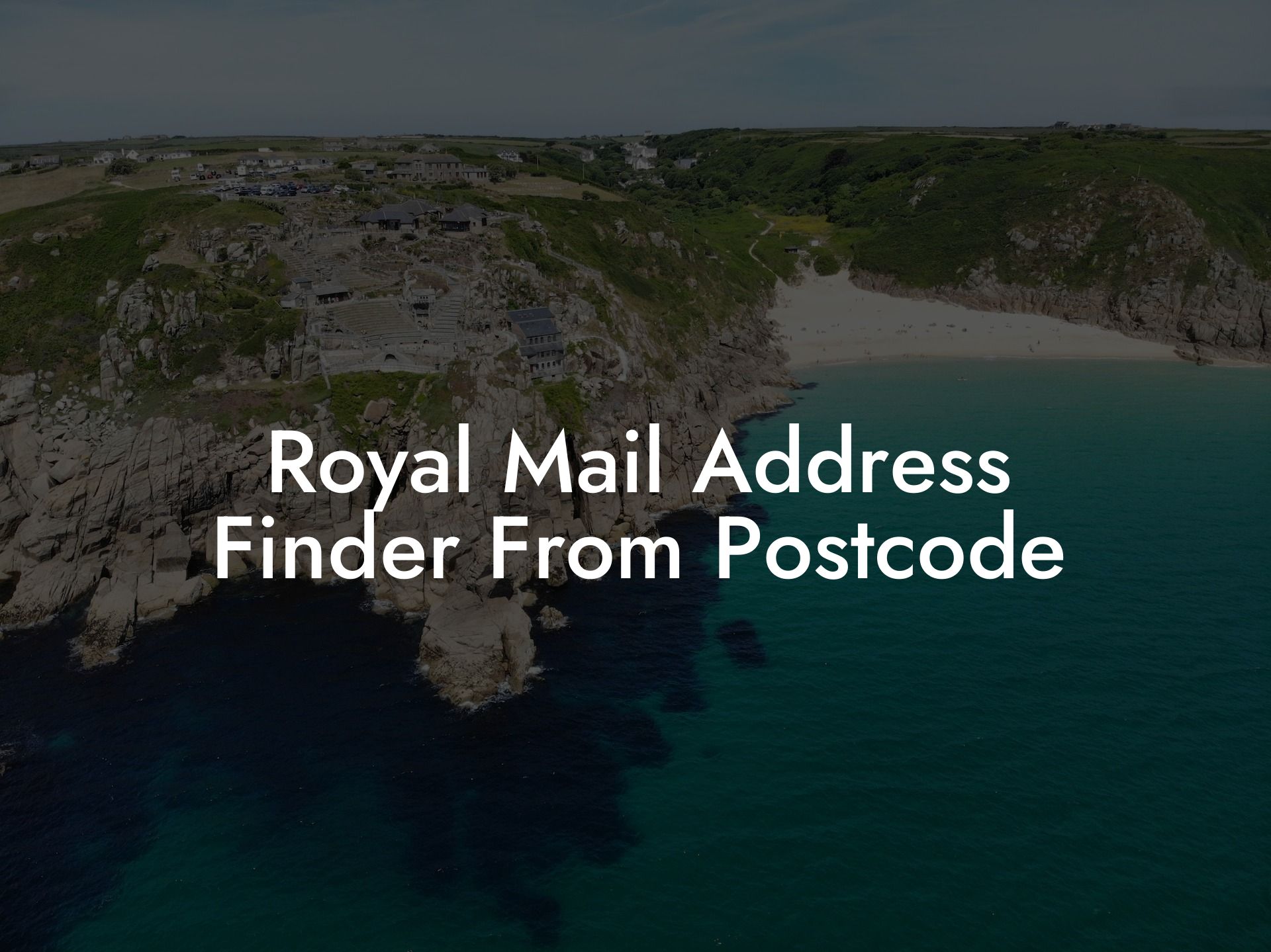 Royal Mail Address Finder From Postcode