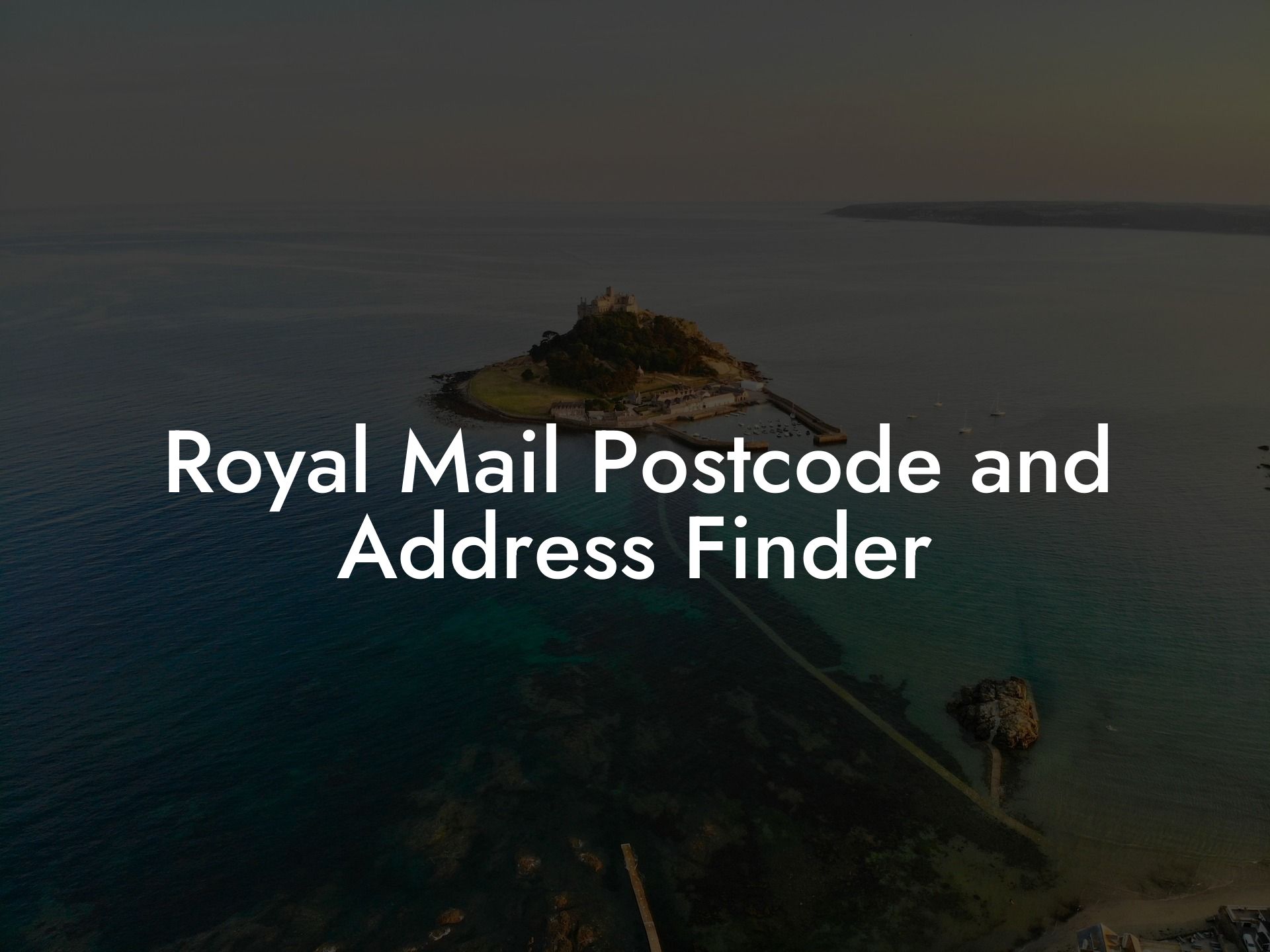 Royal Mail Postcode and Address Finder