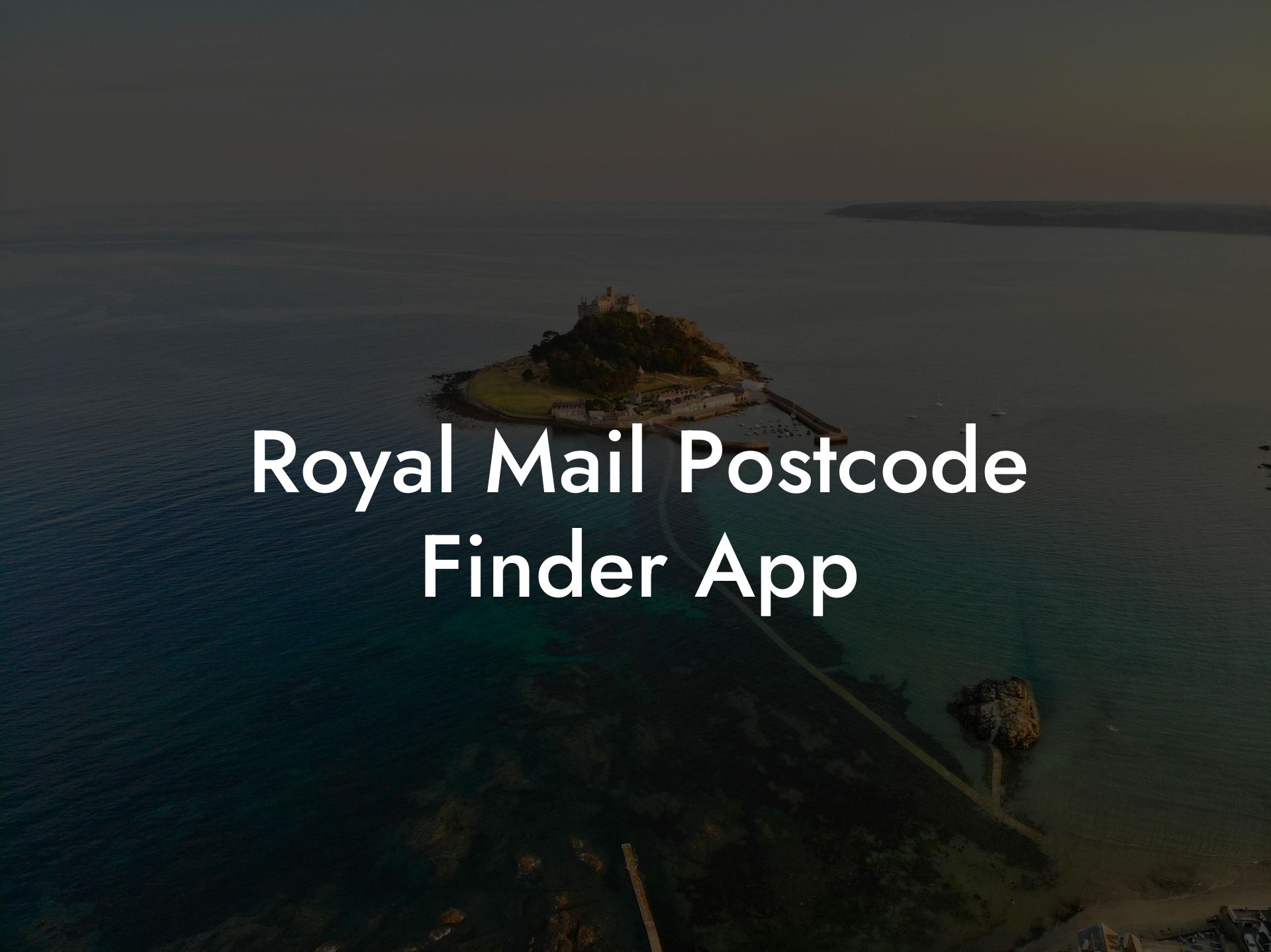 Royal Mail Postcode Finder App