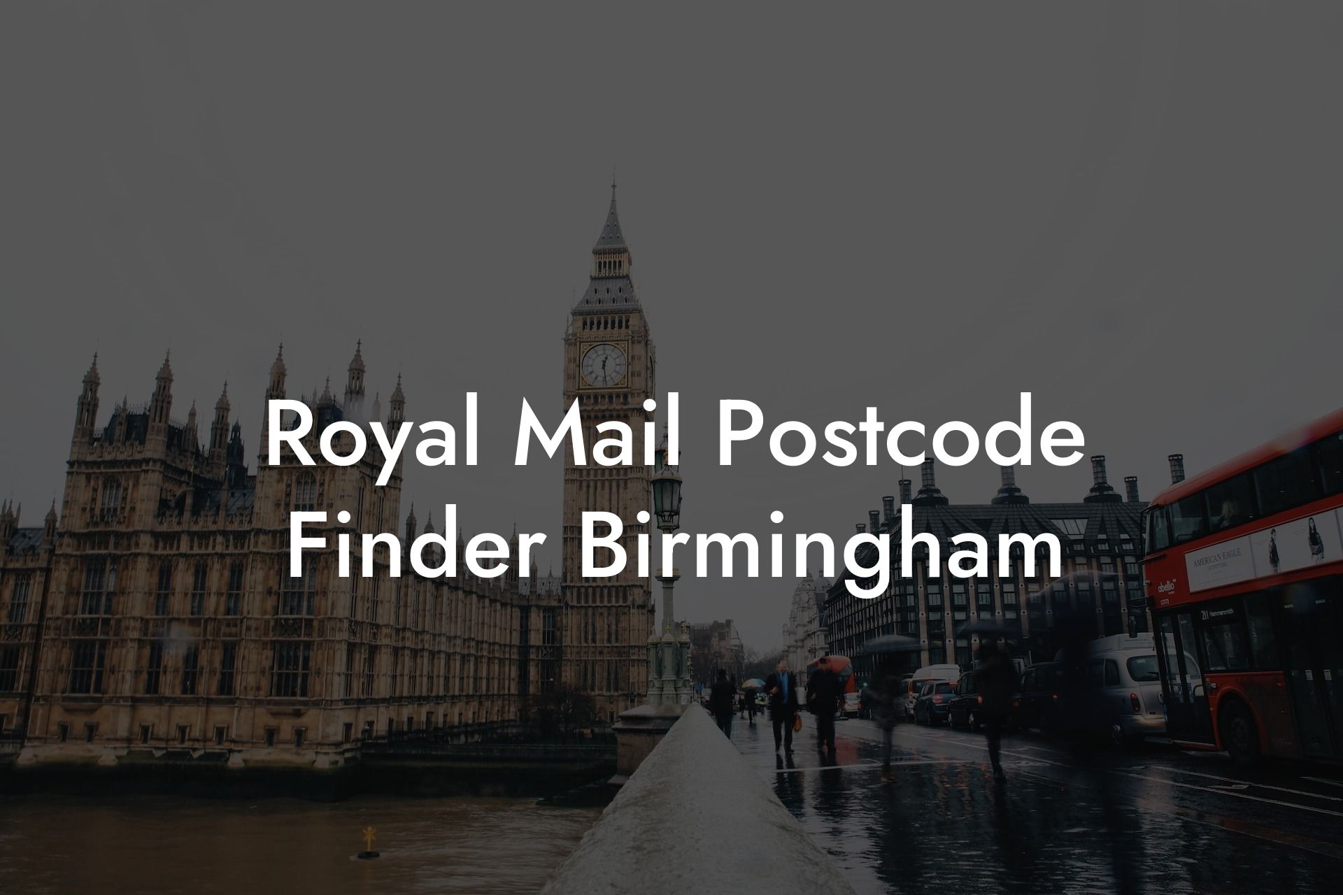 Royal Mail Postcode Finder Birmingham