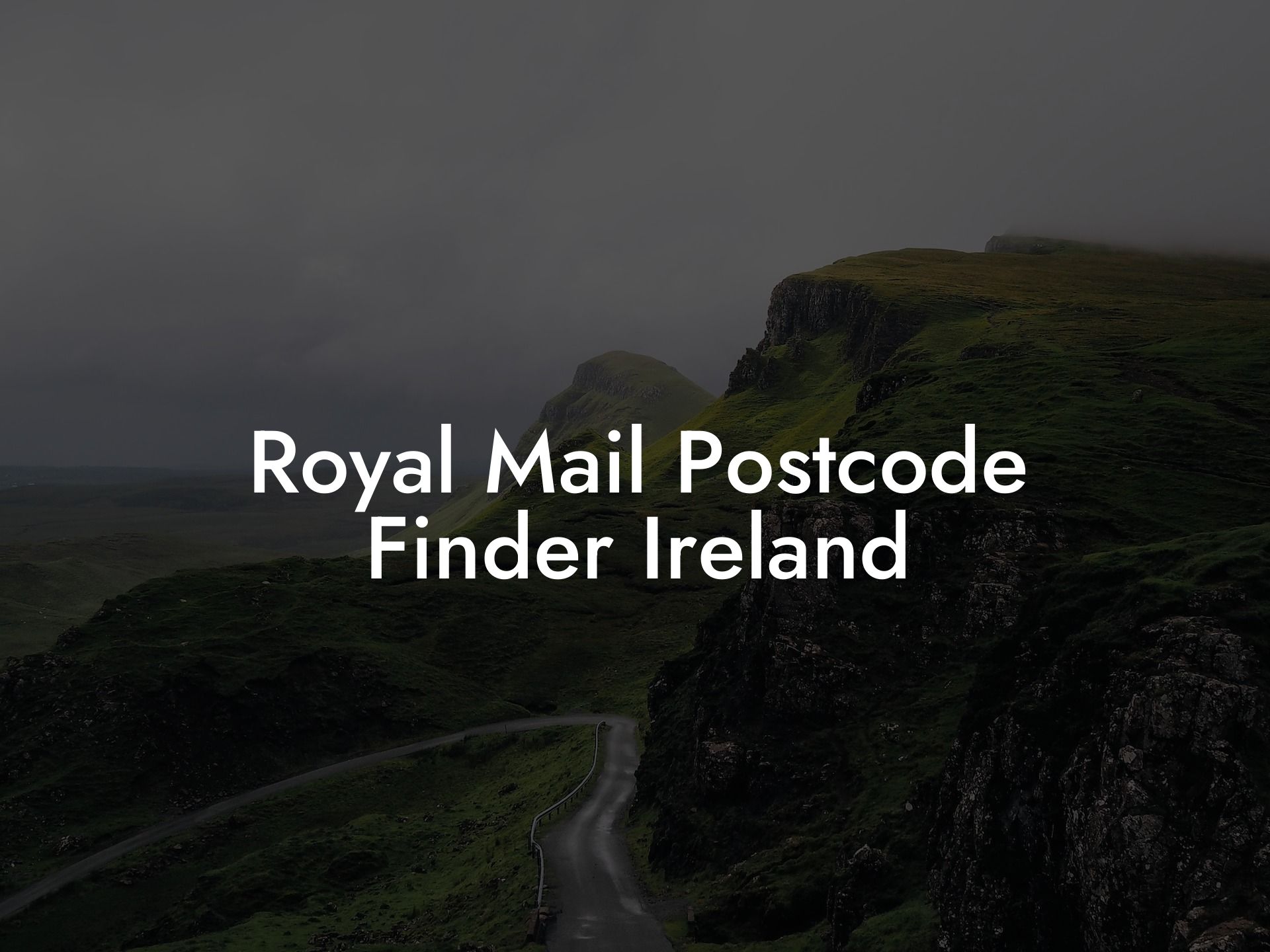 Royal Mail Postcode Finder Ireland