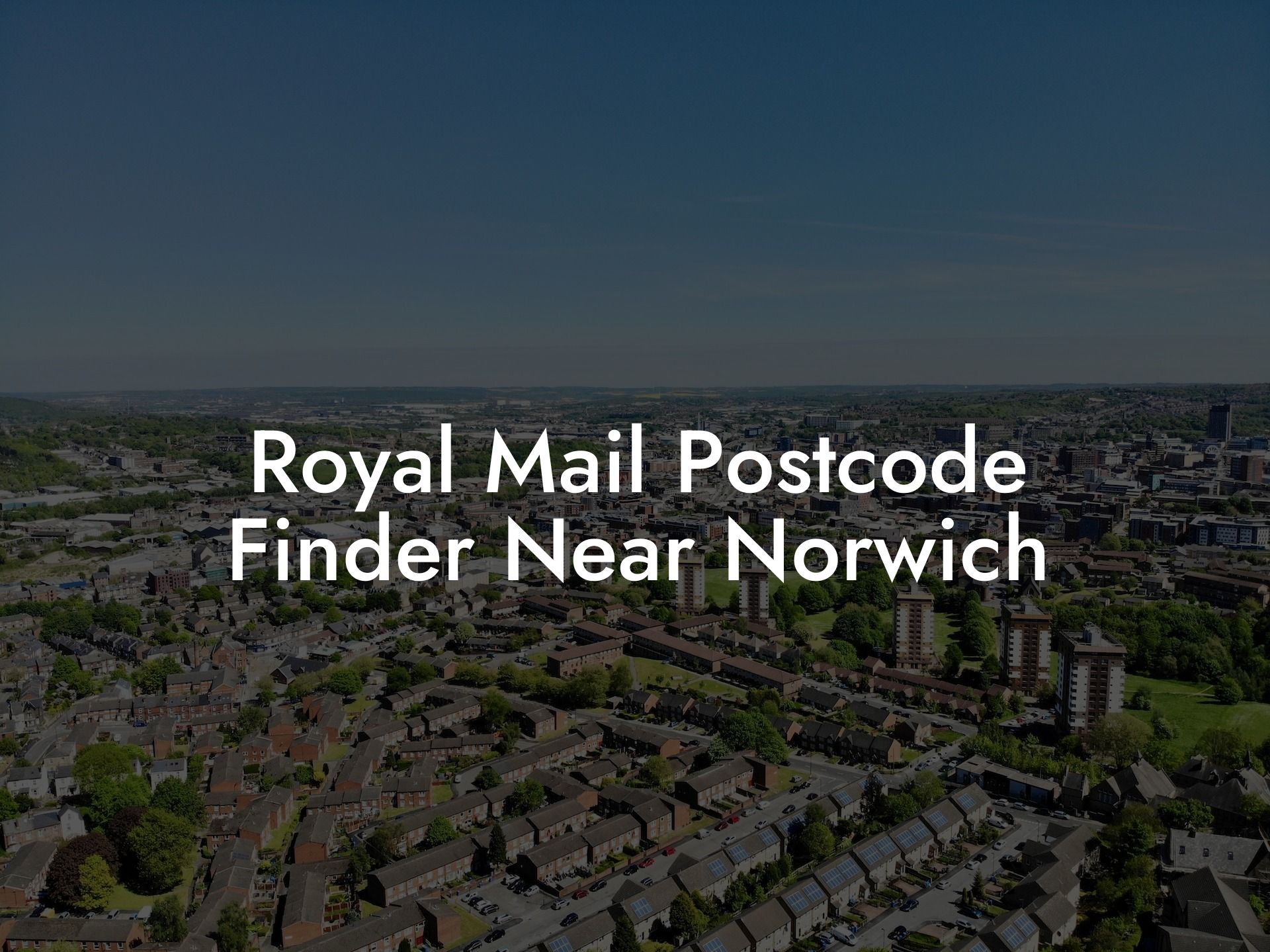 Royal Mail Postcode Finder Near Norwich