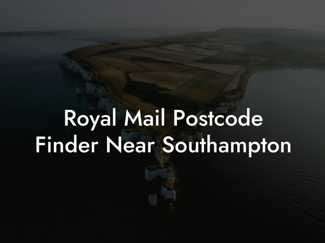 Royal Mail Postcode Finder Near Southampton