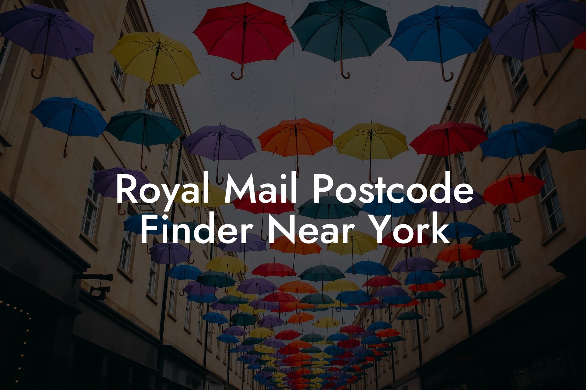 Royal Mail Postcode Finder Near York