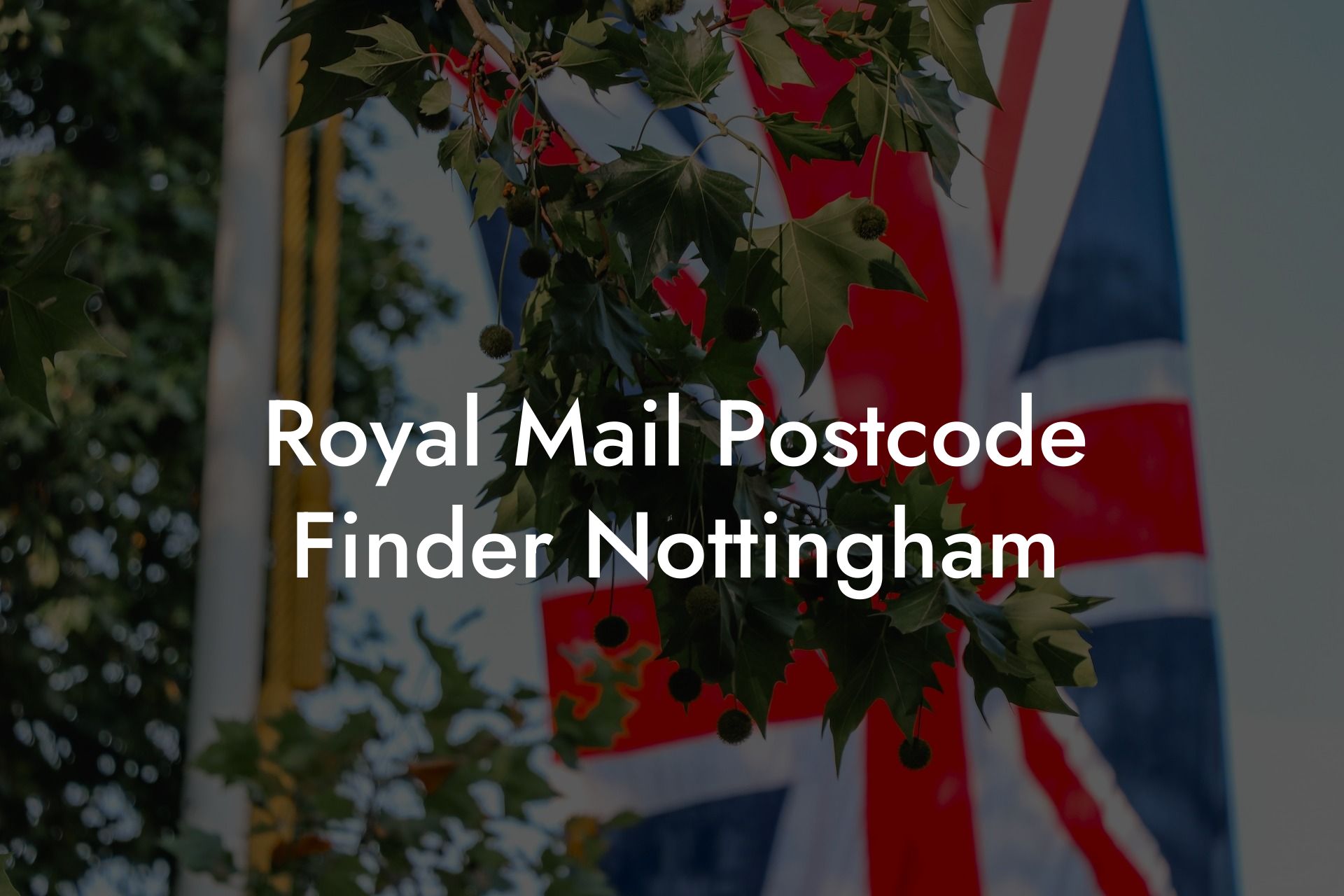 Royal Mail Postcode Finder Nottingham