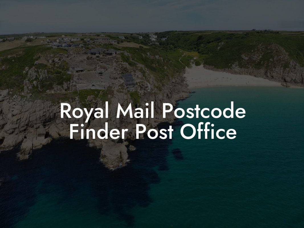 Royal Mail Postcode Finder Post Office