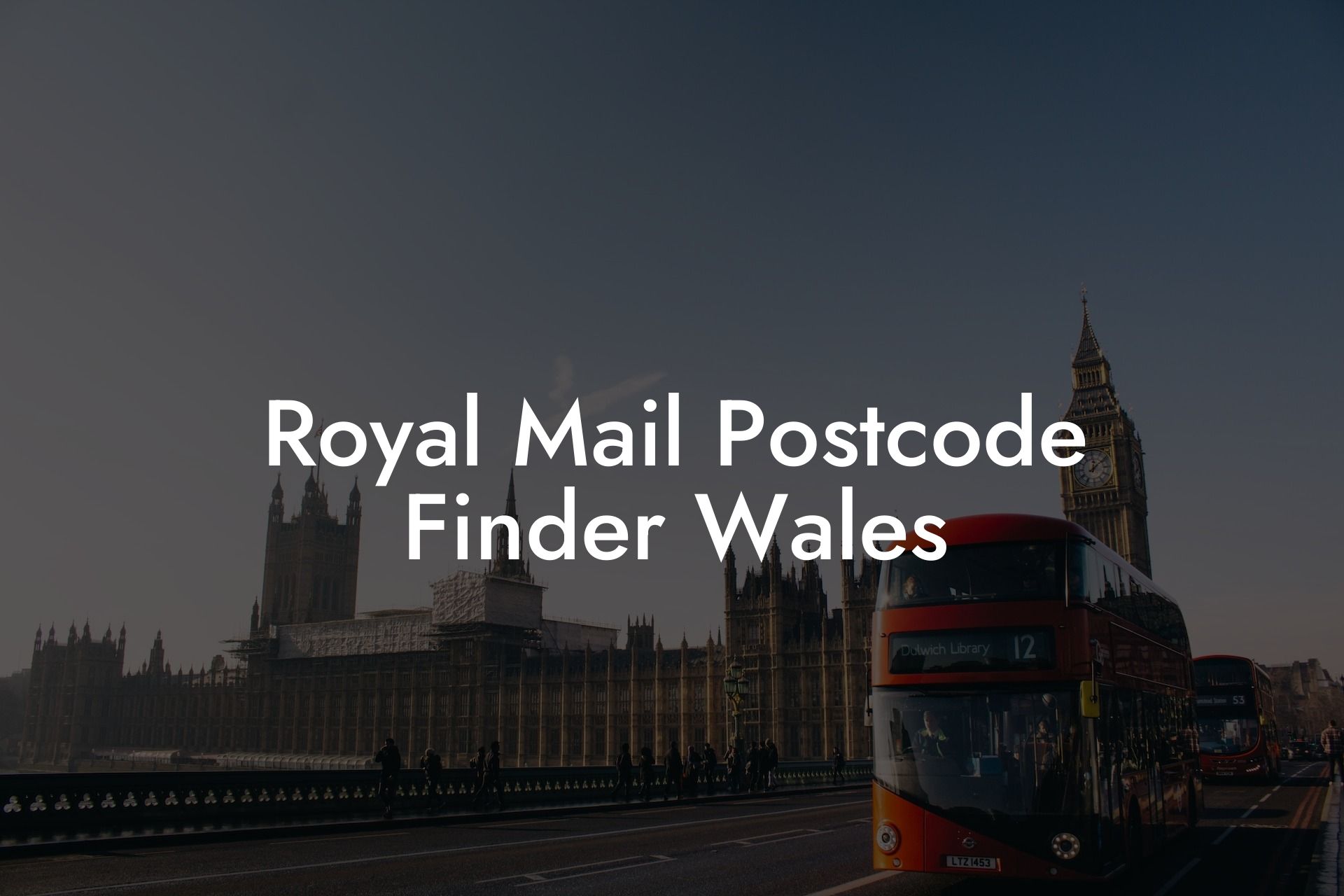 Royal Mail Postcode Finder Wales