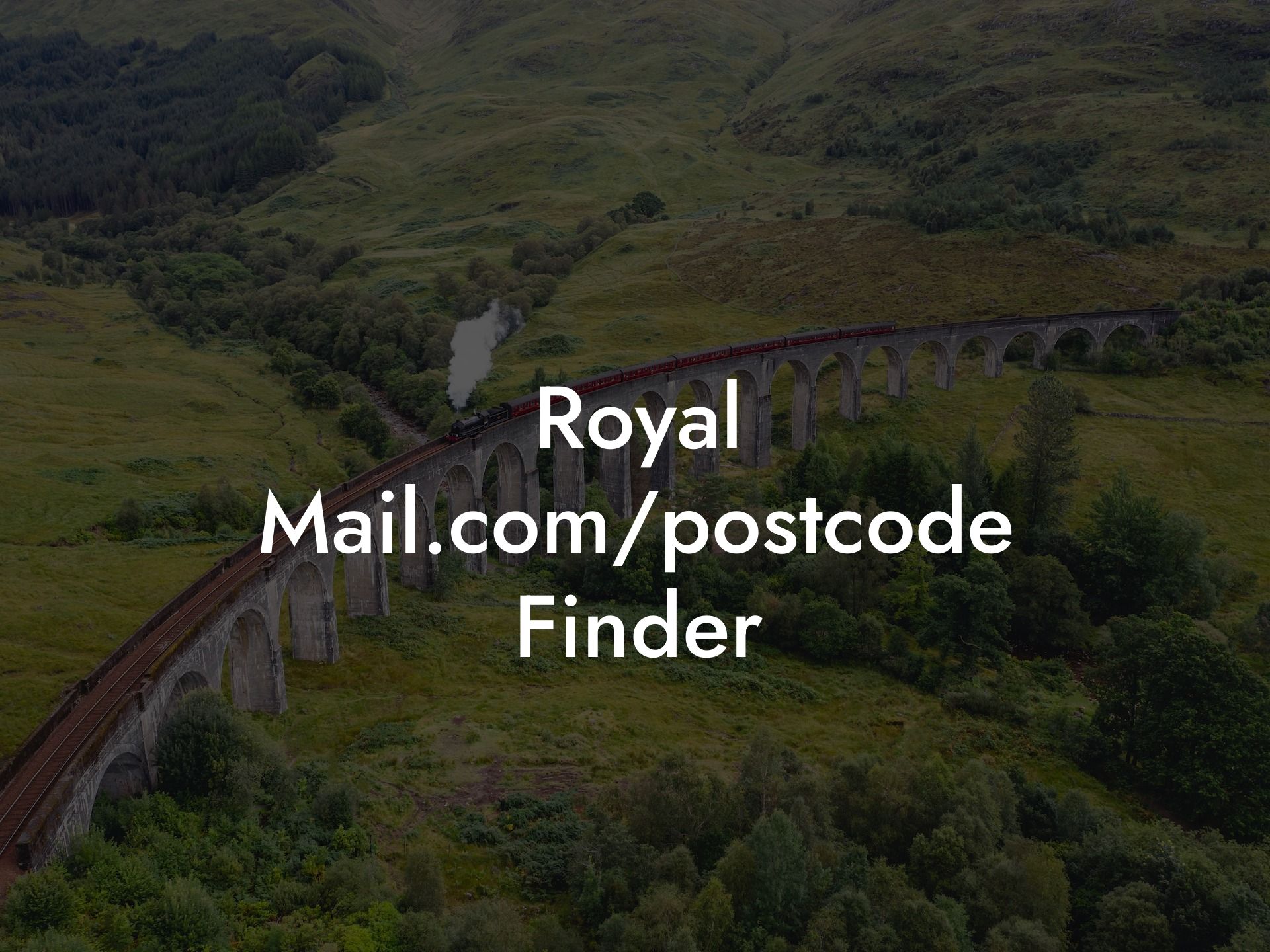 Royal Mail.com/postcode Finder