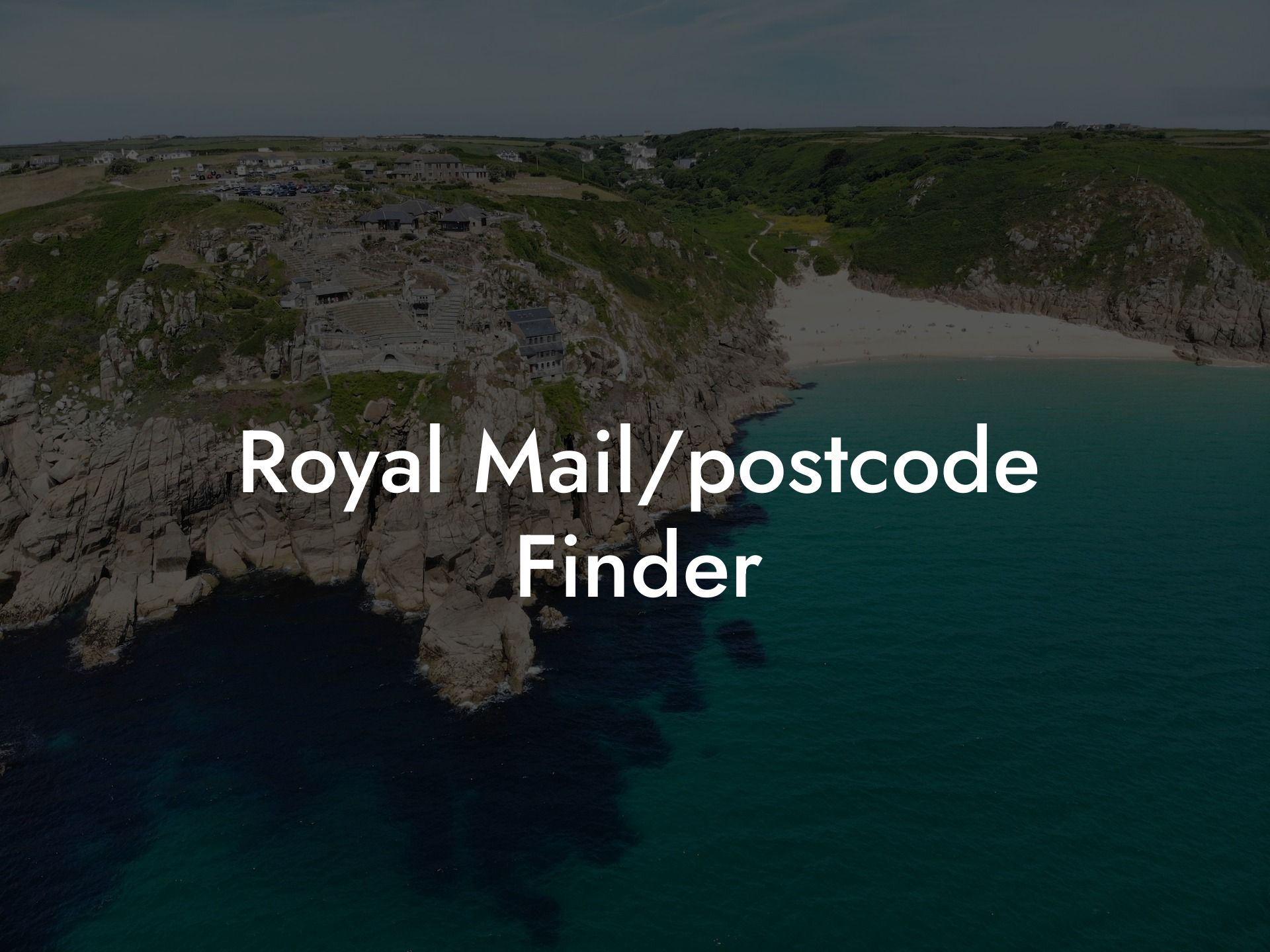 Royal Mail/postcode Finder