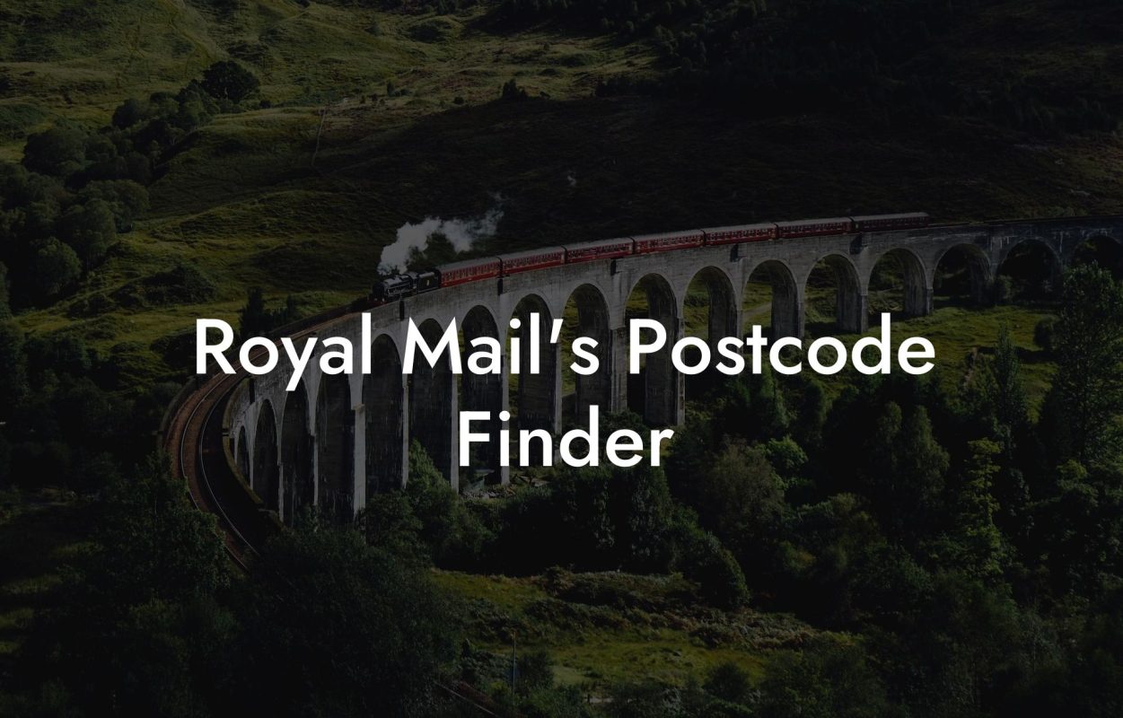 Royal Mail's Postcode Finder