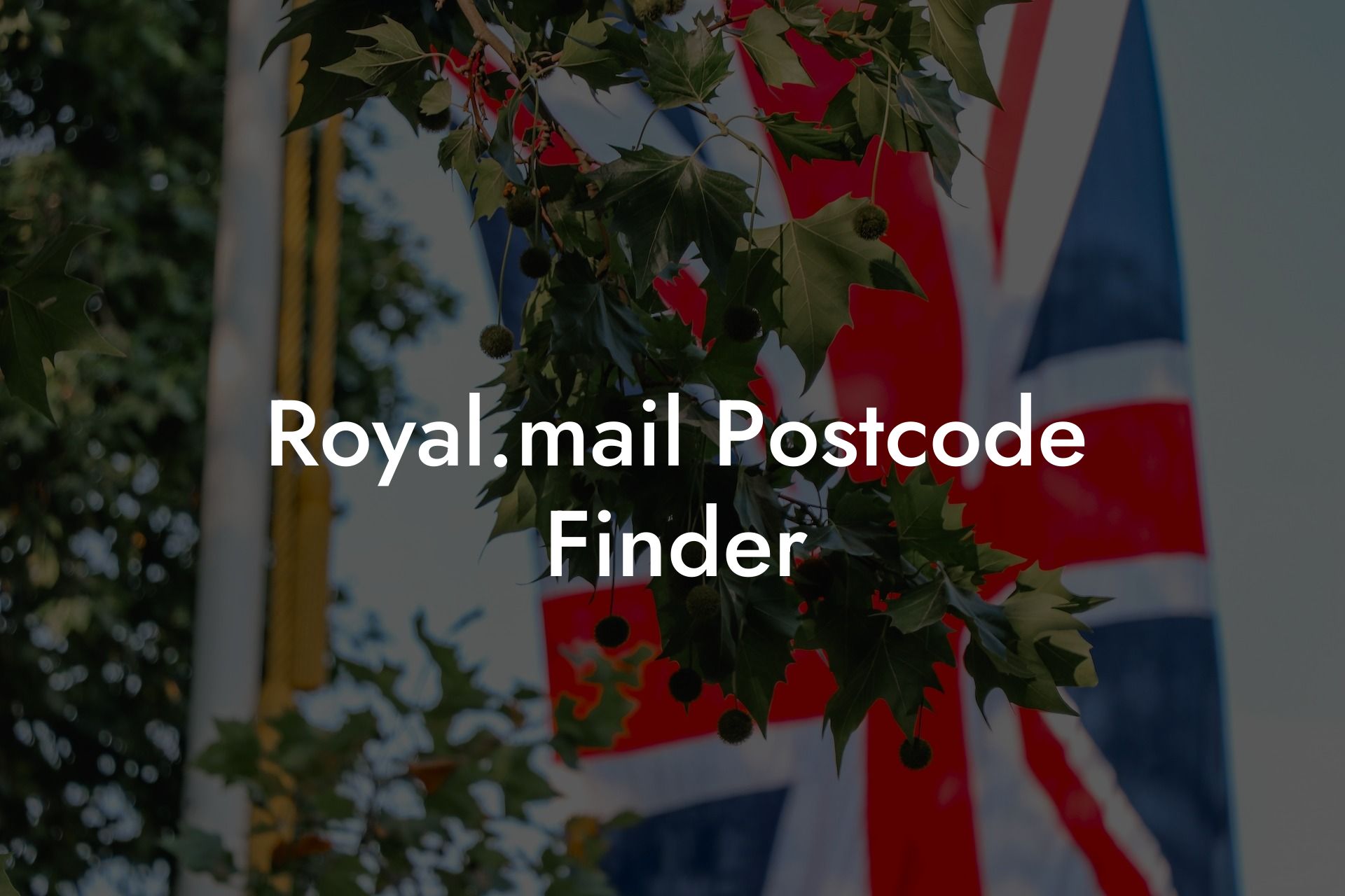 Royalmail Postcode Finder