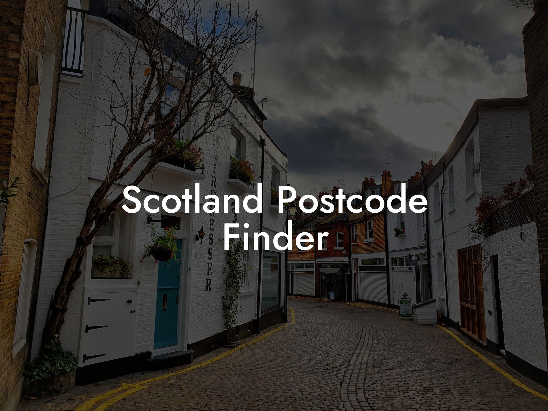 Scotland Postcode Finder