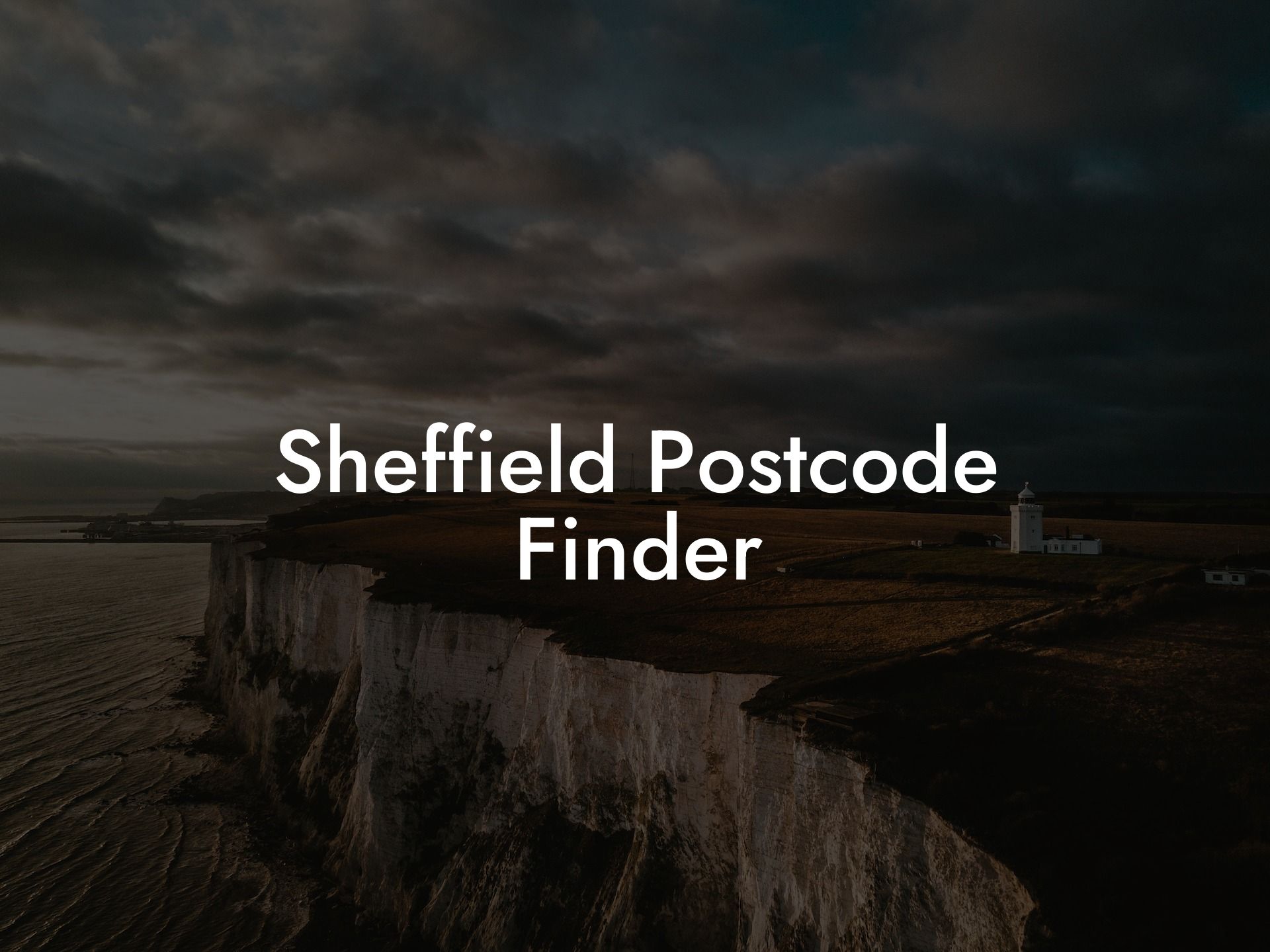 Sheffield Postcode Finder