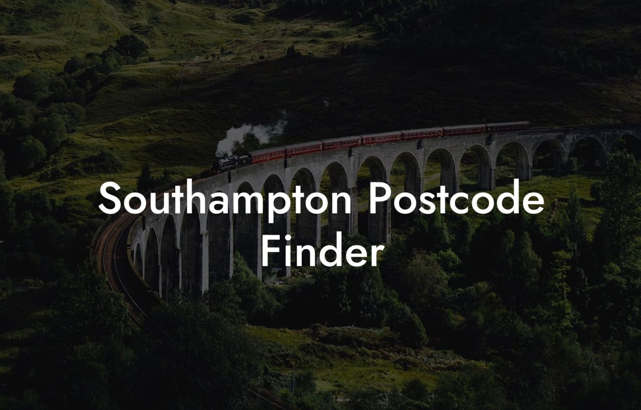 Southampton Postcode Finder