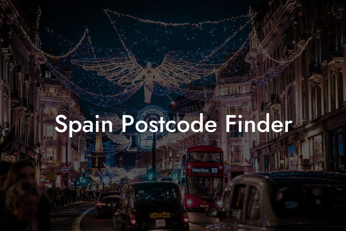 Spain Postcode Finder