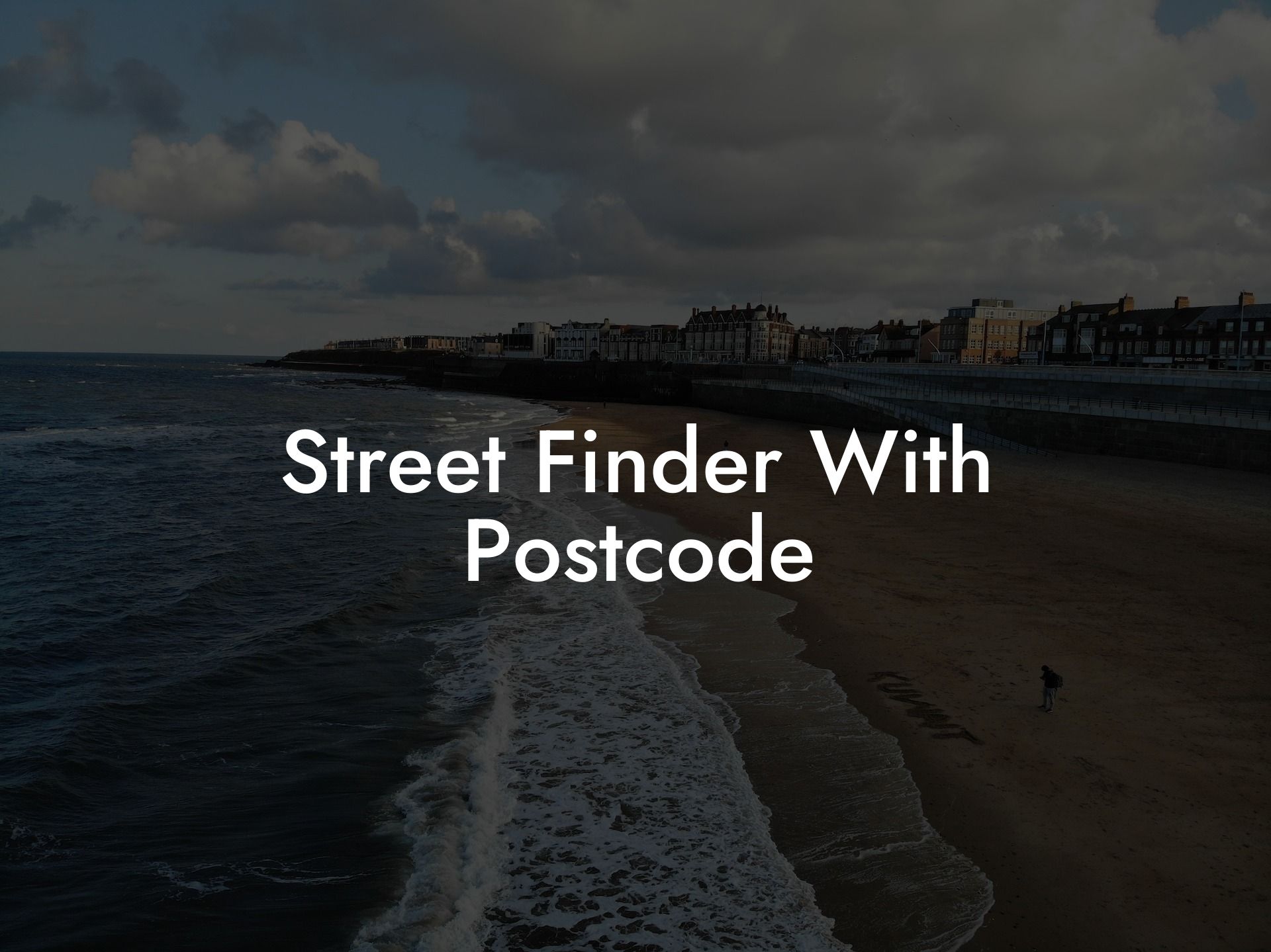 Street Finder With Postcode