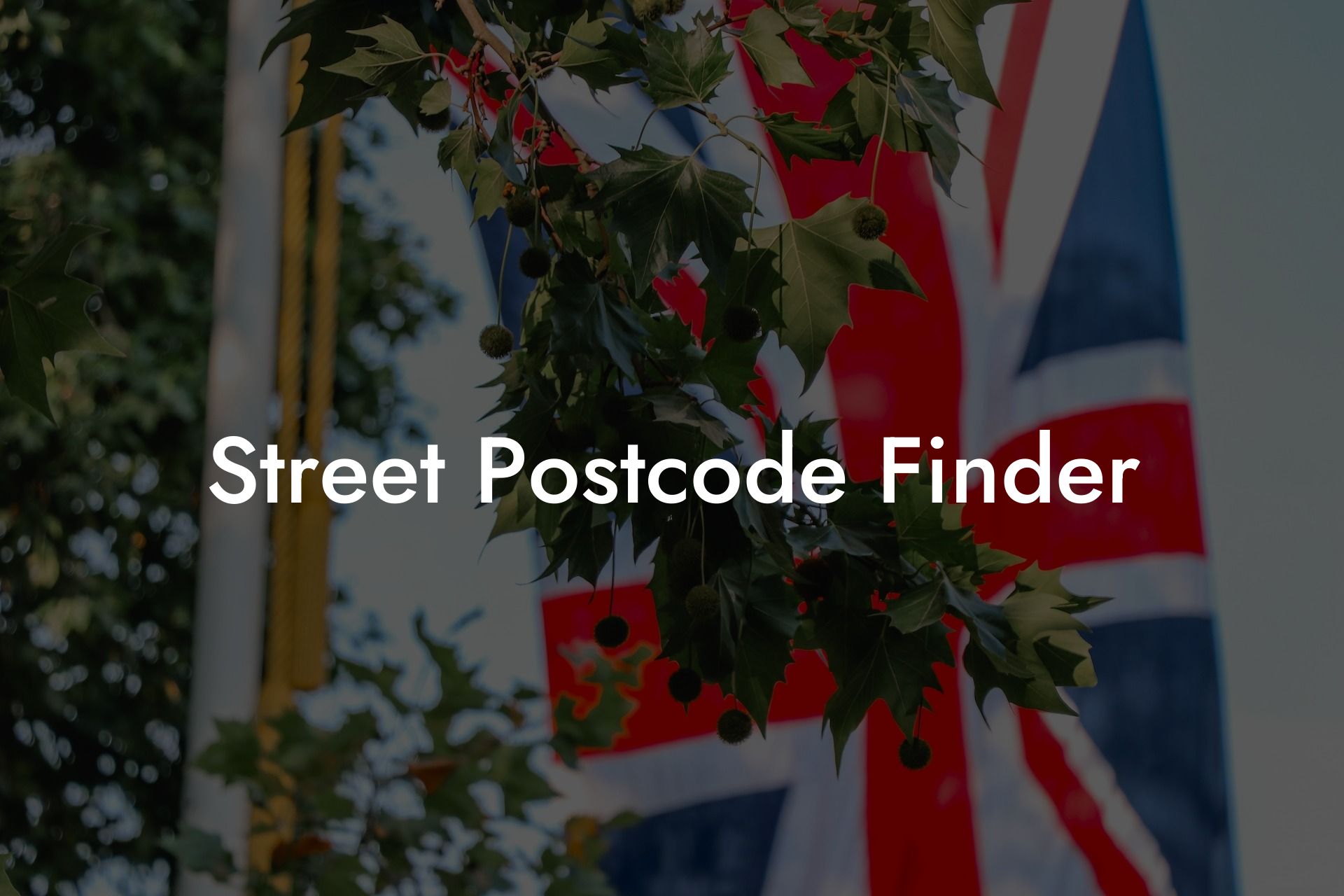 Street Postcode Finder