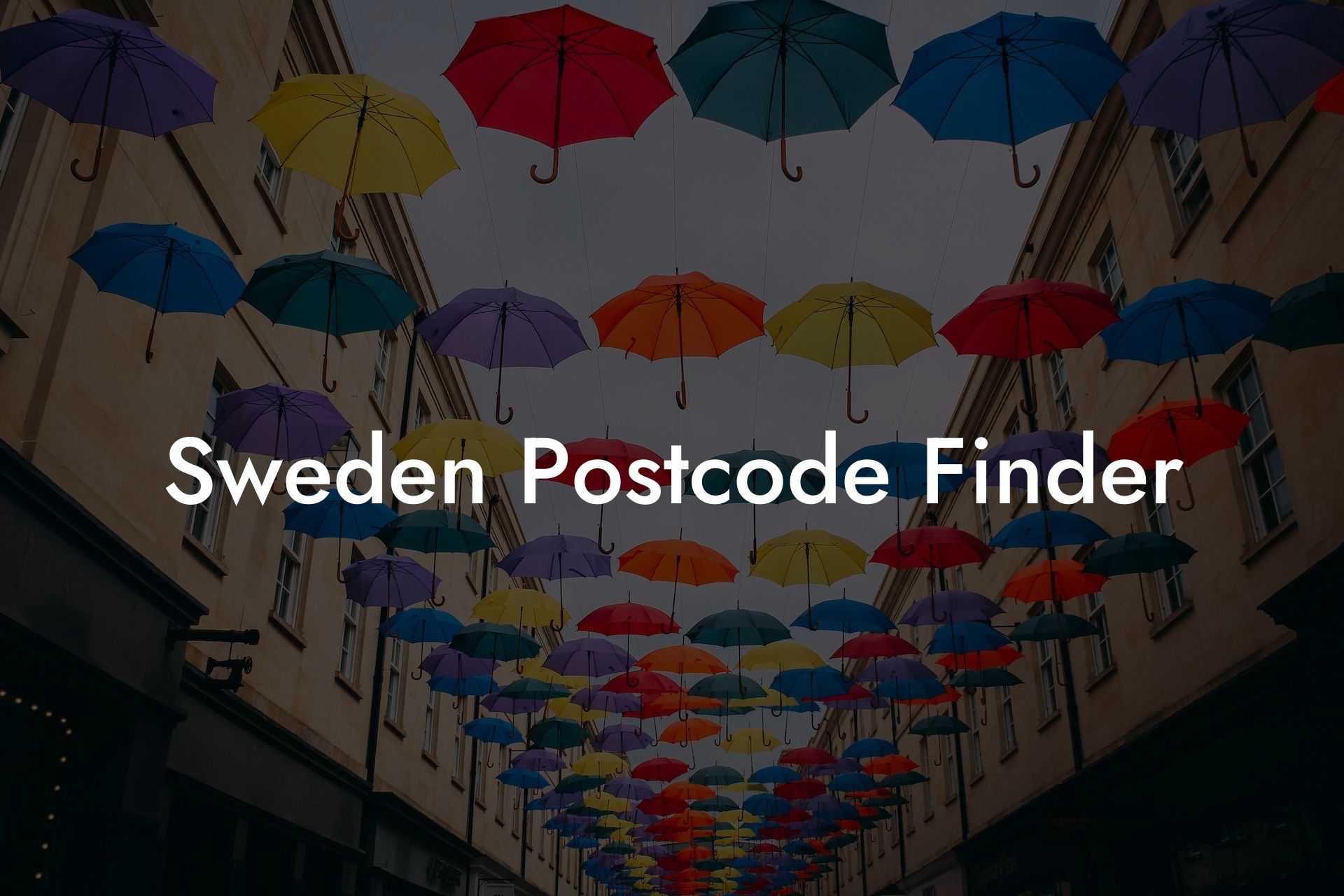 Sweden Postcode Finder