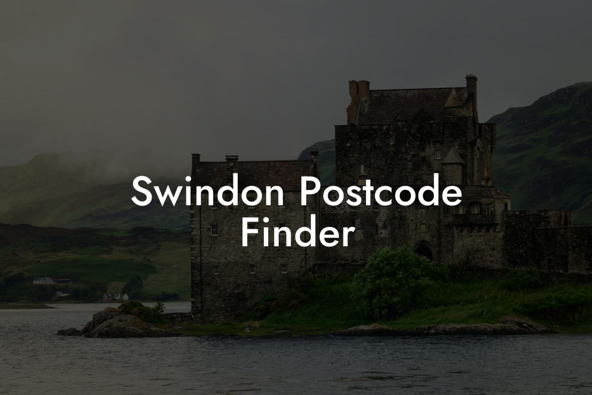 Swindon Postcode Finder