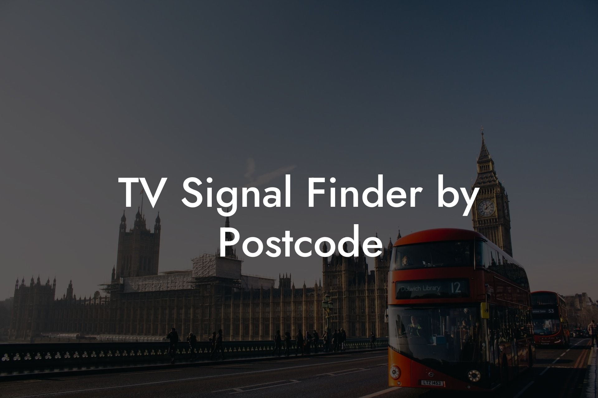 TV Signal Finder by Postcode