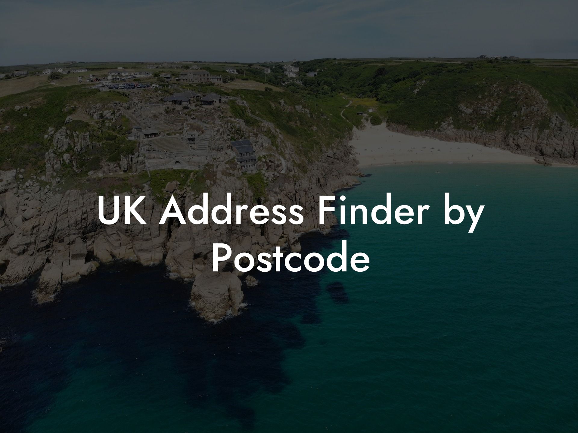 UK Address Finder by Postcode