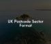 UK Postcode Sector Format