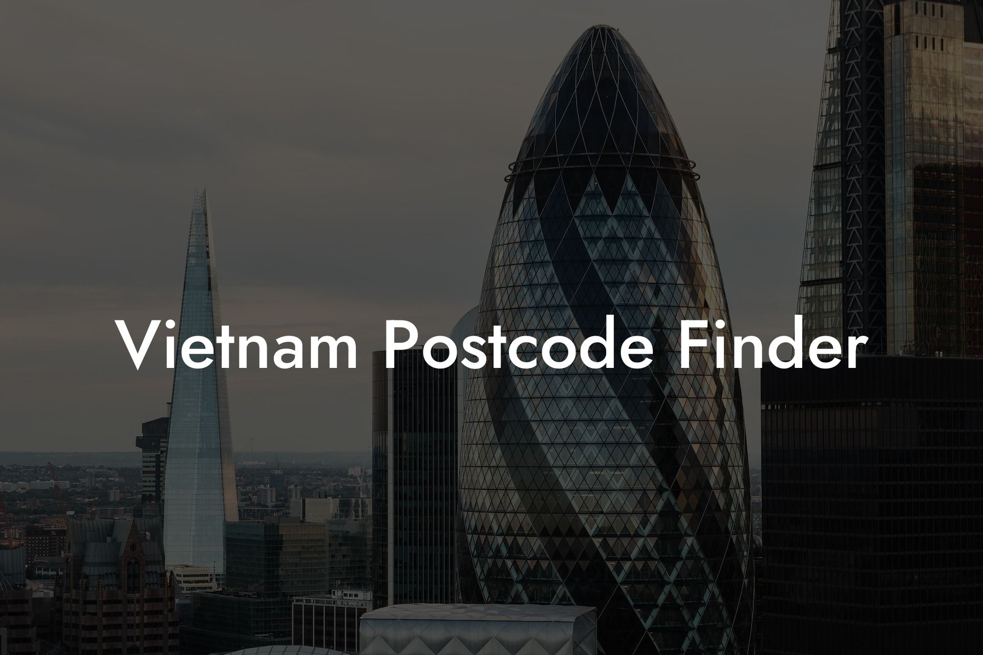 Vietnam Postcode Finder