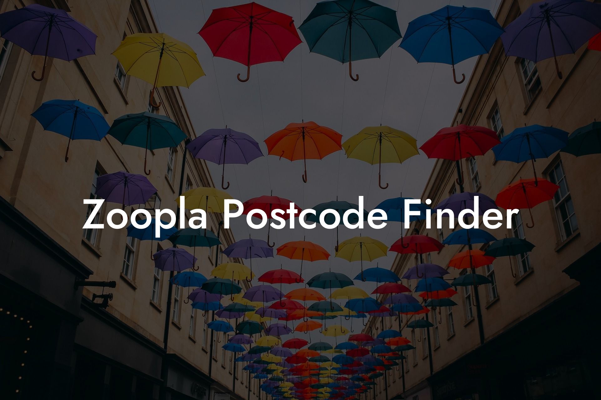 Zoopla Postcode Finder